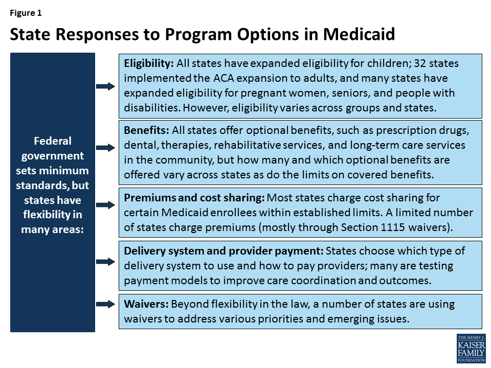 Current Flexibility In Medicaid An Overview Of Federal Standards And State Options Kff 0015