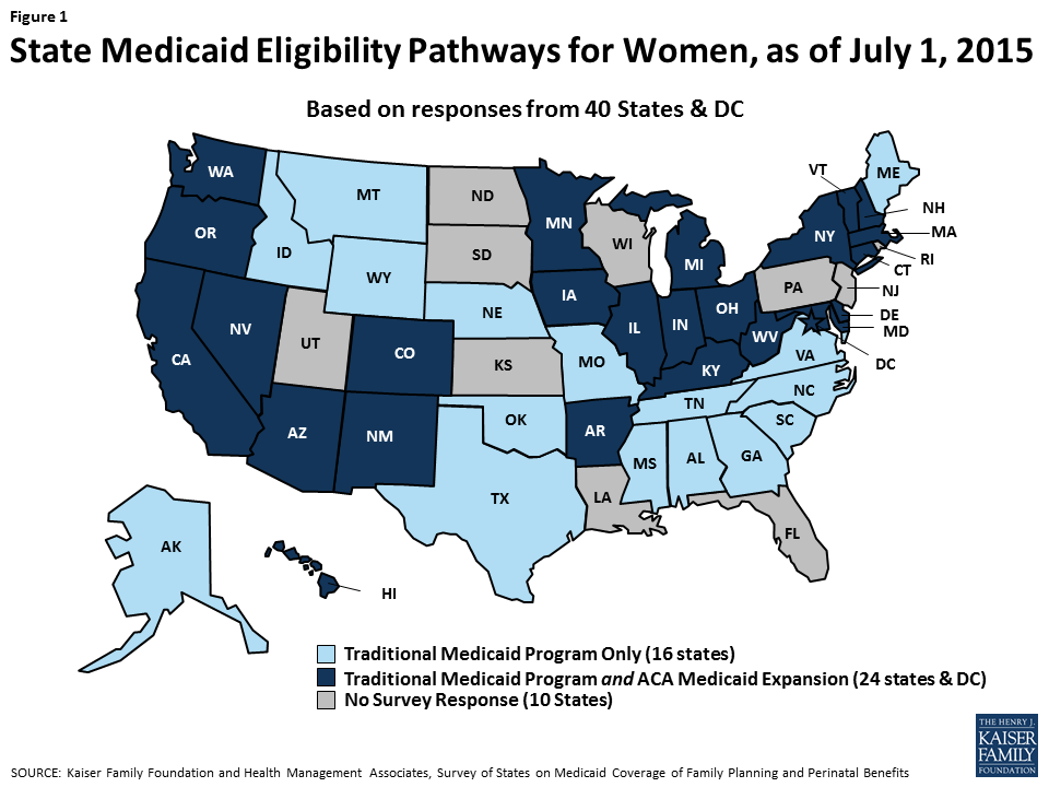 Medicaid Coverage of Pregnancy and Perinatal Benefits Results from a