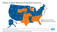 Status Of State Medicaid Expansion Decisions Interactive Map The 