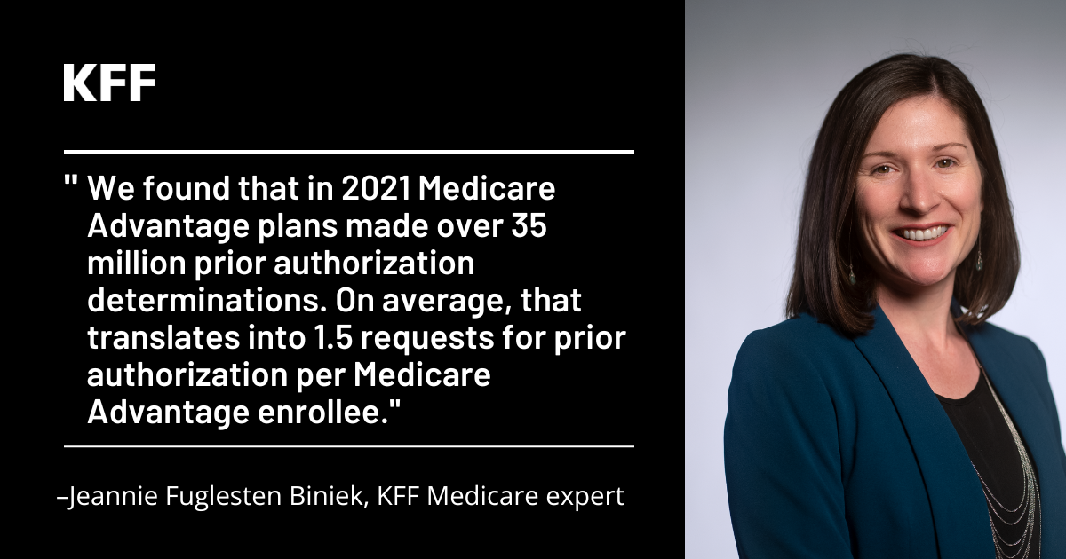 Testimony Prior Authorization In Medicare Advantage Kff